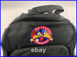 Official Walt Disney Around The World Pin Trading Large Roller Bag Backpack NWT