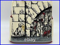 RARE Disney Park Pirates of the Caribbean Loungefly Mini Backpack Jail Scene NEW