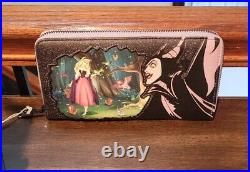 RARE Loungefly Disney Villains Sleeping Beauty Maleficent Mini Backpack & Wallet