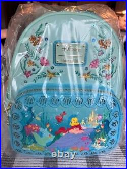 RARE NWT Disney Loungefly ARIEL LITTLE MERMAID Princess Stories LE MINI BACKPACK