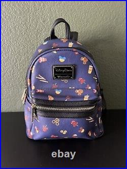 Rare Limited Release Loungefly Disney Parks Snacks Mini Backpack