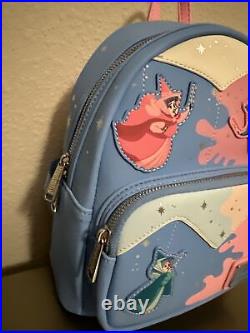 Sleeping Beauty Make It Pink! Make It Blue! Loungefly Mini Backpack Fairies