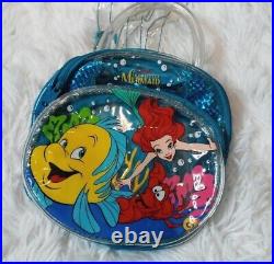 Vintage Disney The Little Mermaid Mini Backpack Clear 90s