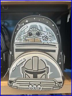 Walt Disney World 2024'Mandalorian' Loungefly Mini Backpack