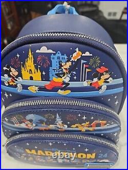 Walt Disney World 2024 Marathon Weekend Loungefly mini backpack Brand New