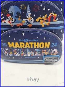 Walt Disney World 2024 Marathon Weekend Loungefly mini backpack Brand New