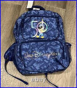 Walt Disney World Parks 50th Anniversary 2021 Mickey Backpack Cooler Full Size